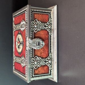 Vintage Blue Bird Confectionery Harry Vincent Red/Silver Tin.